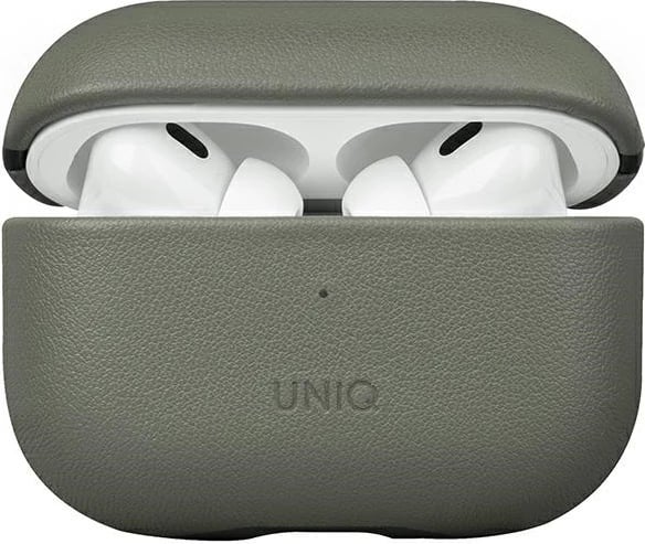 Mbështjellës UNIQ Terra për AirPods Pro 2, lëkurë, e gjelbër