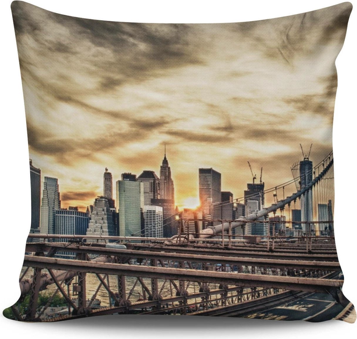 Jastëk dekorativ Aberto Design, BRKRLNT-8, shumëngjyrësh, 43x43cm