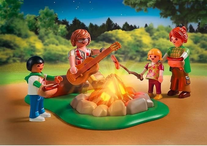 Set lodrash Playmobil Family Fun 71001, shtëpi në pemë me rrëshqitëse dhe figura, 101 pjesë