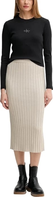 Xhemper Calvin Klein Jeans femra, e zezë Xhemper Calvin Klein Jeans femra, e zezë