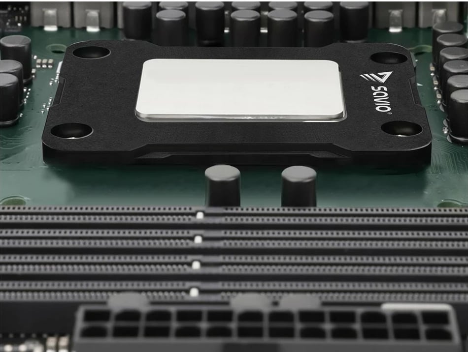 Kornizë montimi për procesor, Savio, AK-85 (SAVAK-85), për LGA 1700 Intel 12/13/14 gen, aliazh alumini, 53.5×70.3×6 mm, e zezë