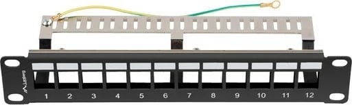 Patch panel LANBERG 12 porta, 1U, 10", i zi
