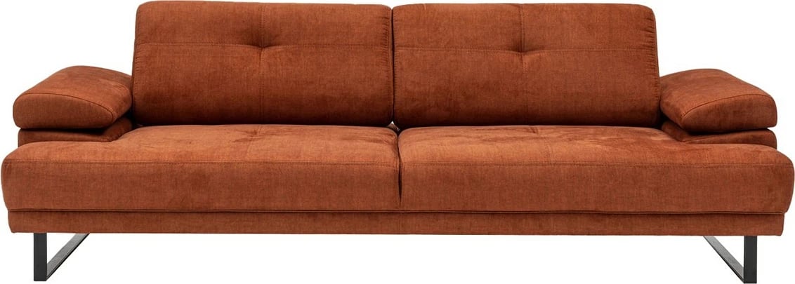 Divan-krevat 3 vendësh, ngjyrë portokalli, Atelier del Sofa, Mustang