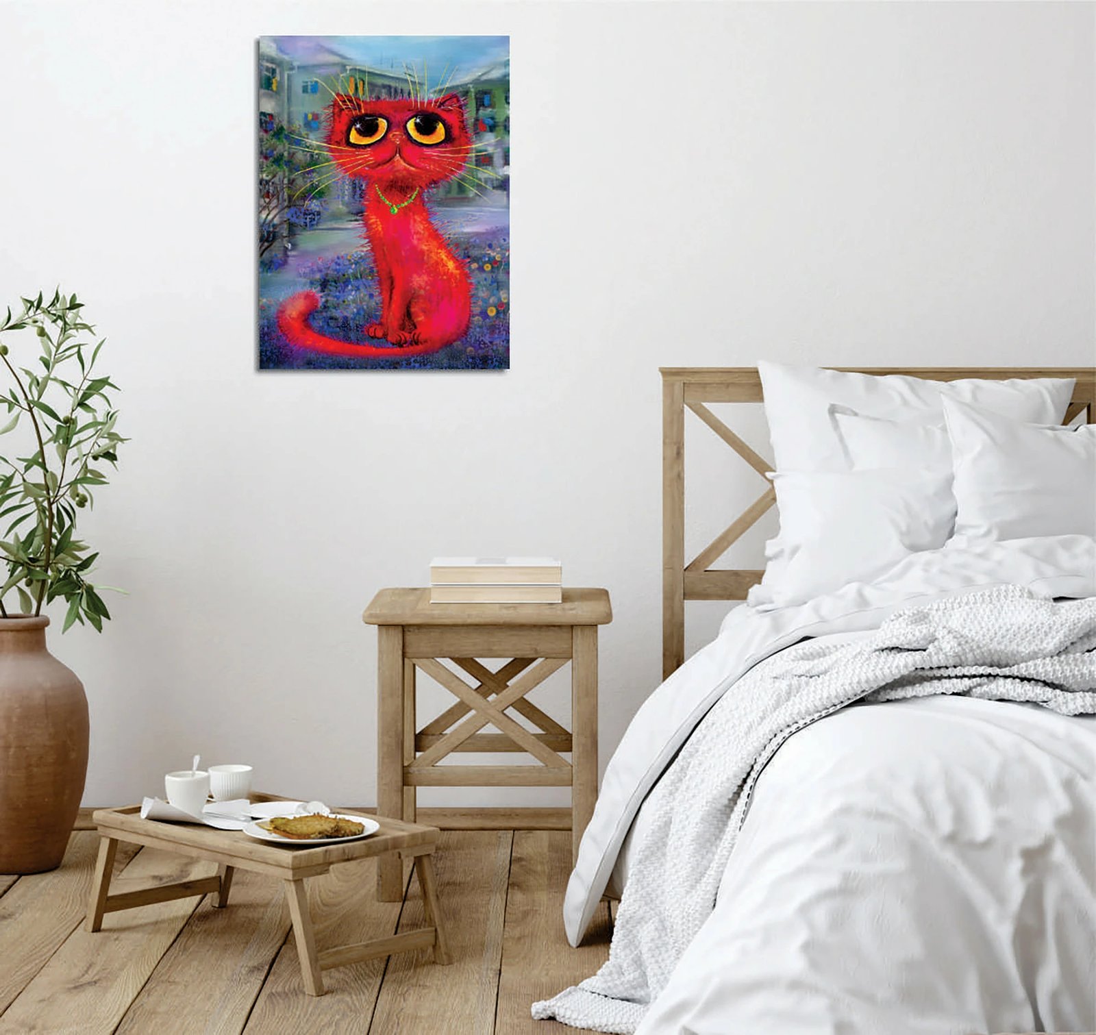 Pikturë dekorative në kanavacë Wallity, DC382, shumëngjyrëshe, 30x40cm