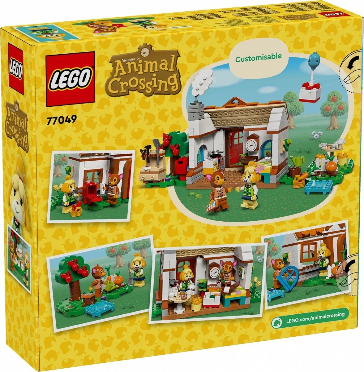 Set LEGO Animal Crossing Isabelle's Visit 77049, 389 pjesë, me dy minifigura, për fëmijë, shumëngjyrësh Set LEGO Animal Crossing Isabelle's Visit 77049, 389 pjesë, me dy minifigura, për fëmijë, shumëngjyrësh