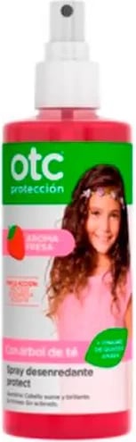 Spray kundër morrave dhe zbërthyes flokësh unisex OTC Anti Head Lice Protect, aroma luleshtrydhe, 250ml