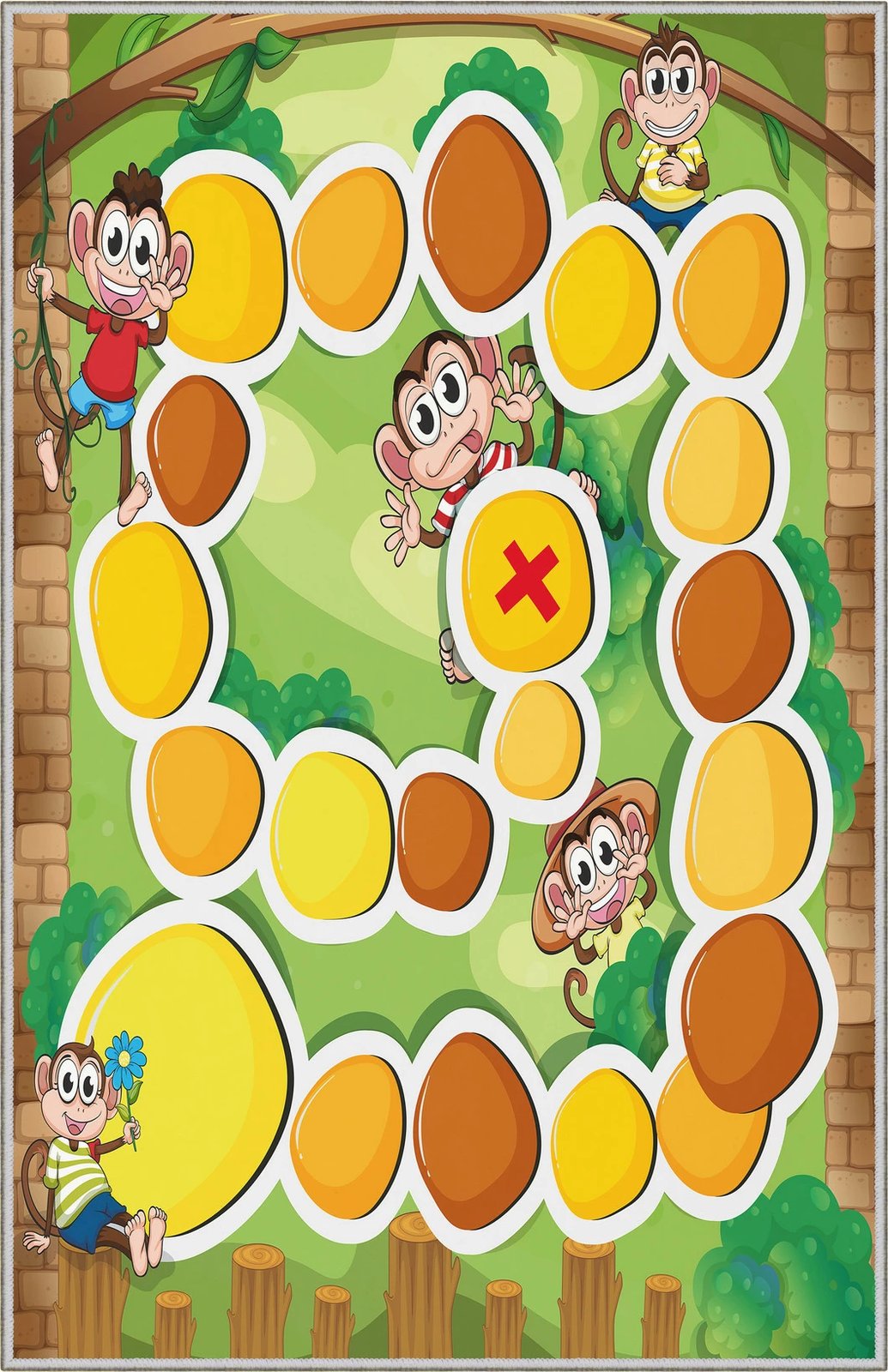 Qilim (80 x 120) Conceptum Hypnose, WOOKECE114, shumëngjyrësh