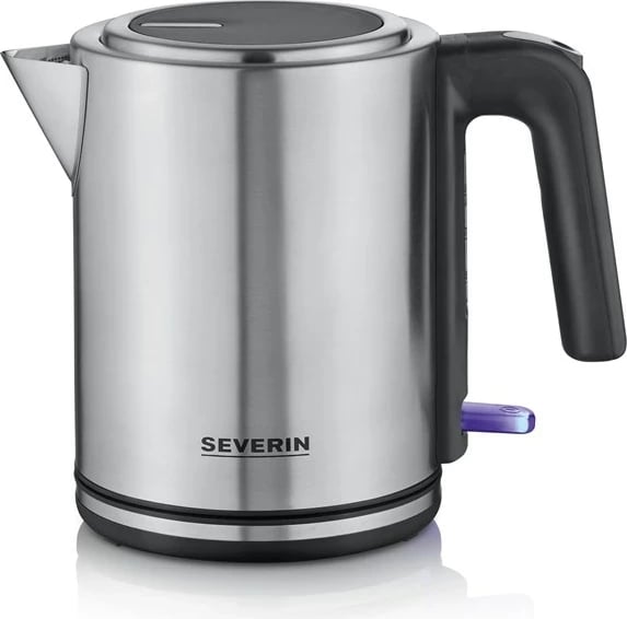Ibrik elektrik Severin WK 3489, 1L, 2400W, argjendtë/zi