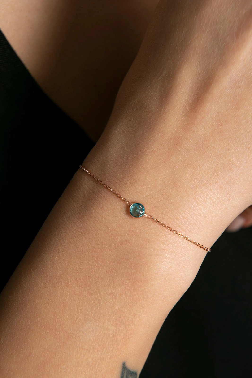 Byzylyk argjendi Elika Silver, ngjyrë rozë e artë, TFNY65165