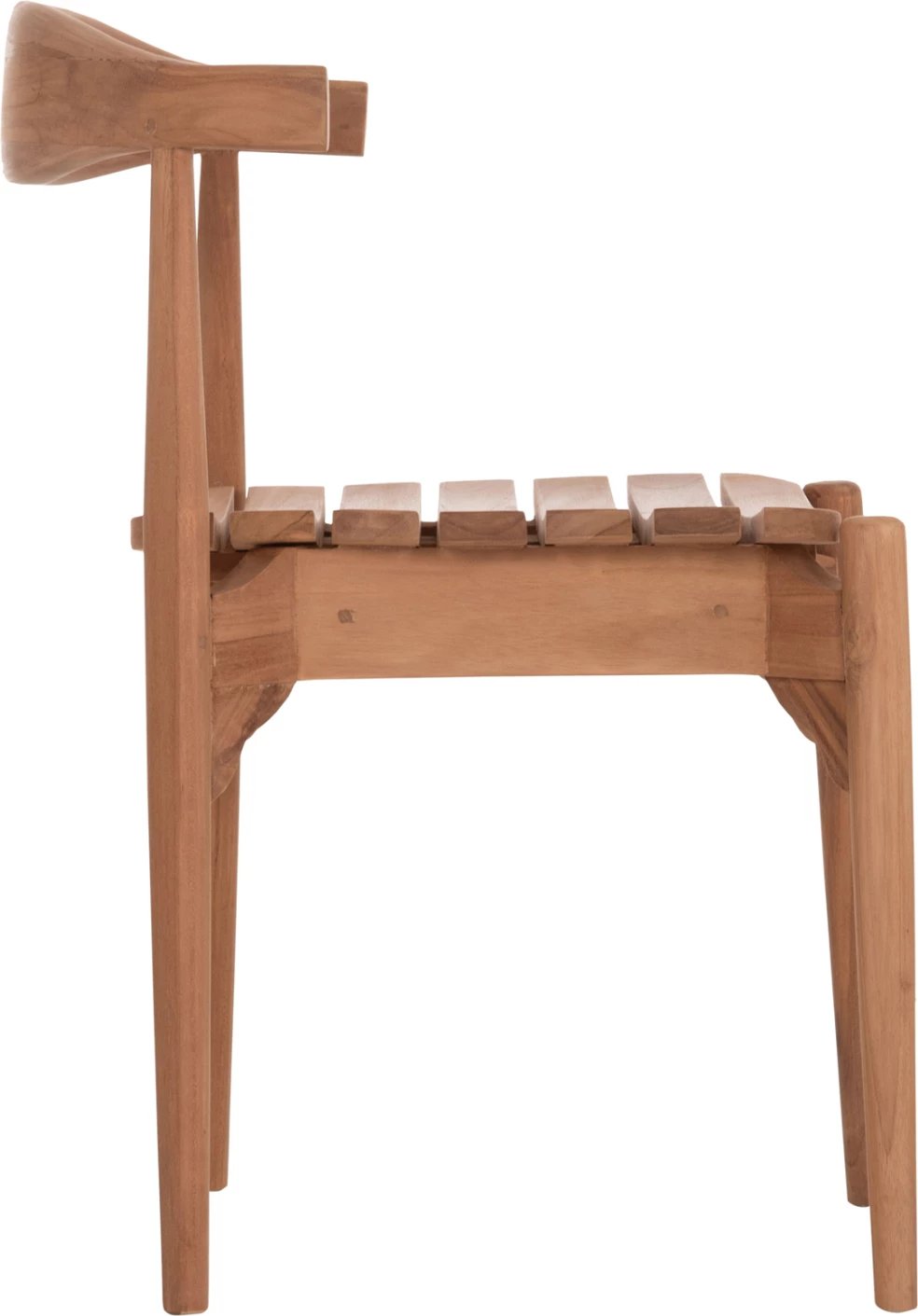 Karrige për ngrënie jashtë, dru tik, DONNY, 52x54x74cm