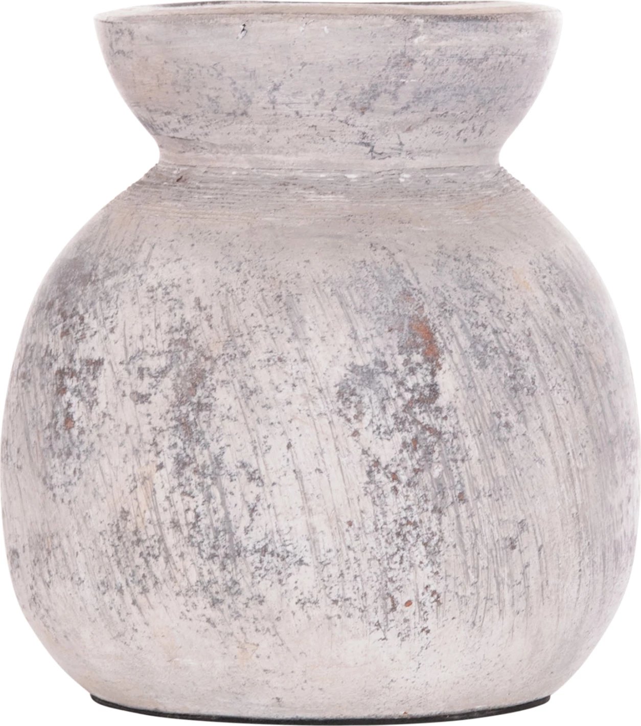 Vazo dekorative tavoline VERMO, terrakotë, ngjyrë gri e çelët, FH4396, 18x19cm Vazo dekorative tavoline VERMO, terrakotë, ngjyrë gri e çelët, FH4396, 18x19cm