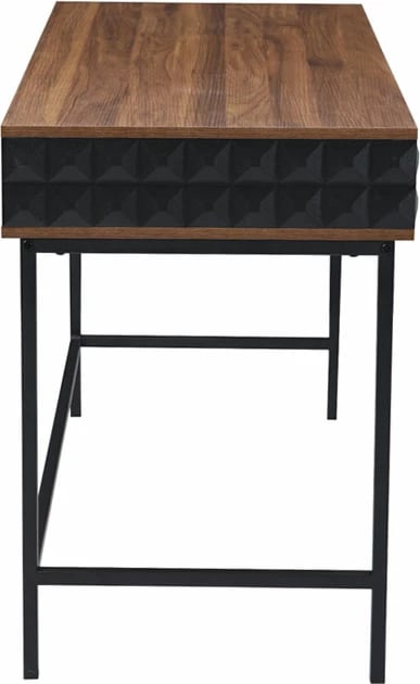 Tavolinë pune ZUMA, ngjyrë arre e zezë, 110.5x54x76cm