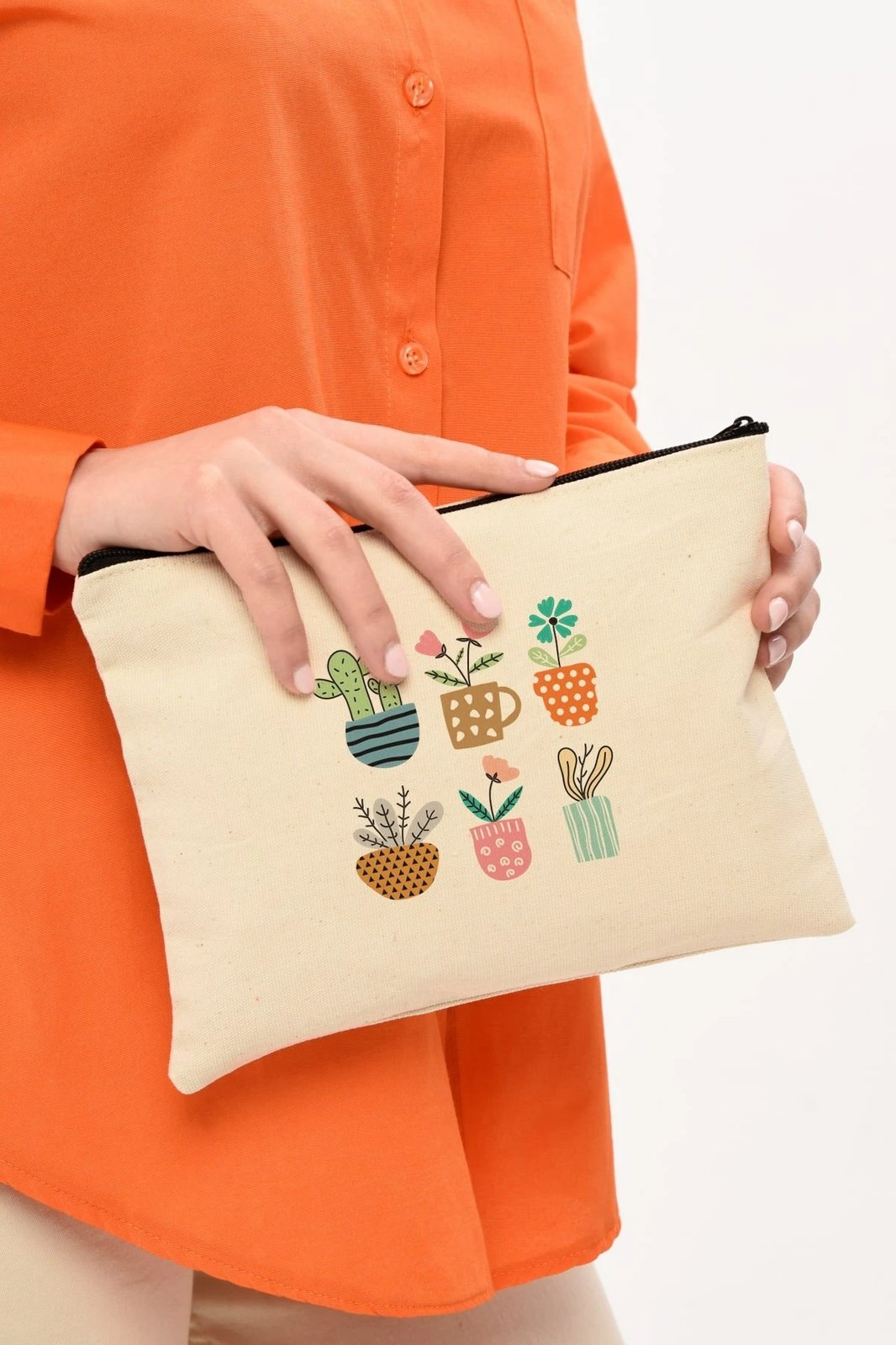 Qese për make-up Zoozie Bags, 0718, krem