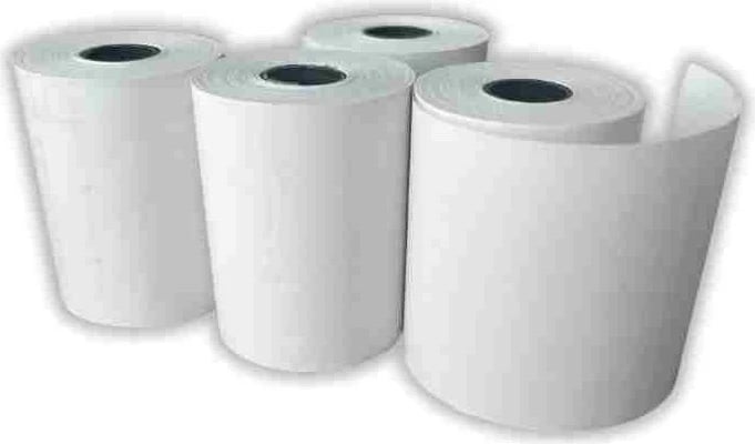 Letër termike BSTech, për kasa, 57x20m, 10 copë, Bardhë