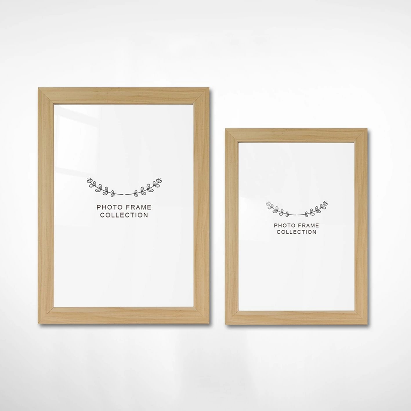 Kornizë fotografish (2 copë), Evila Originals, 2NFC1013_1015-1318, ngjyrë natyrale