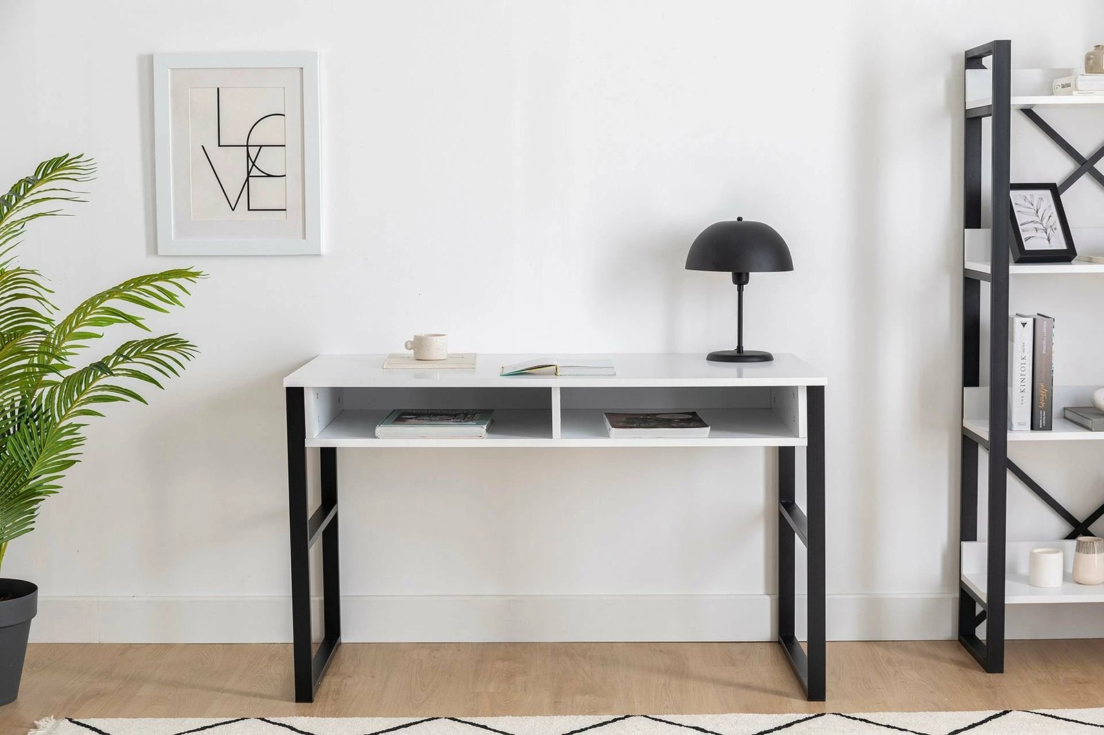 Tavolinë pune Hanah Home, Misto, e bardhë