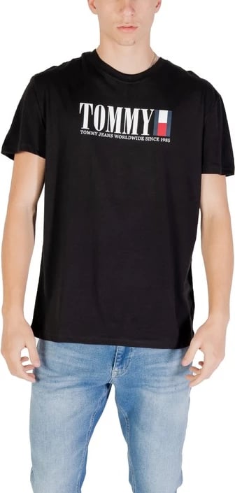 Maicë Tommy Hilfiger Jeans për meshkuj, e zezë
