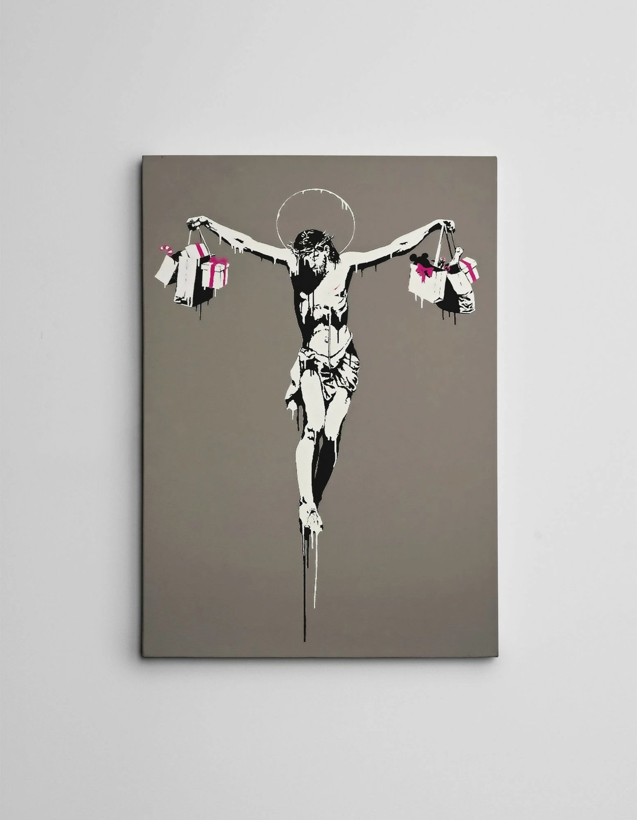 Pikturë dekorative në kanavacë, Banksy, shumëngjyrëshe, WY137, 50x70cm