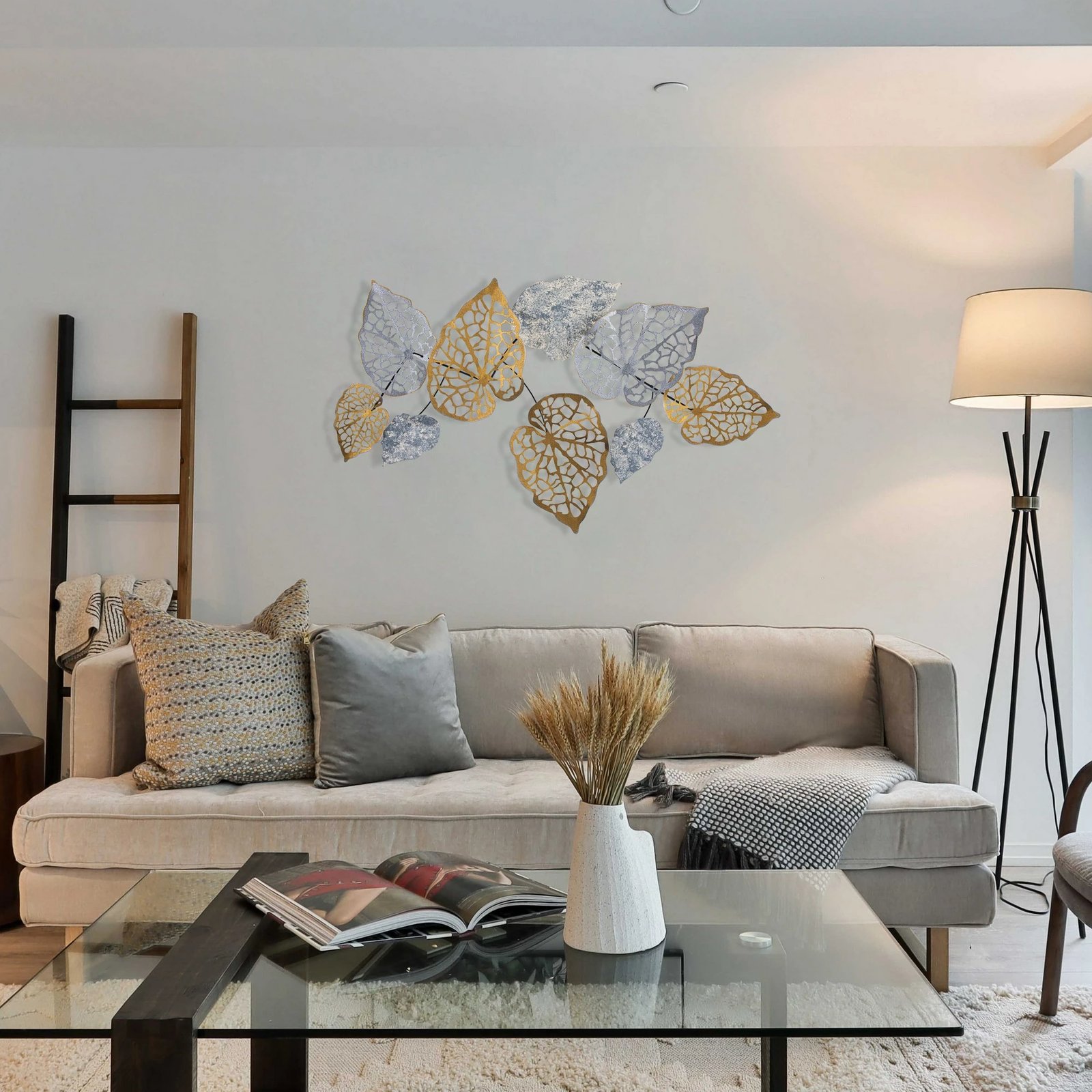 Aksesor dekorativ metalik për mur Wallity, Muhayyel