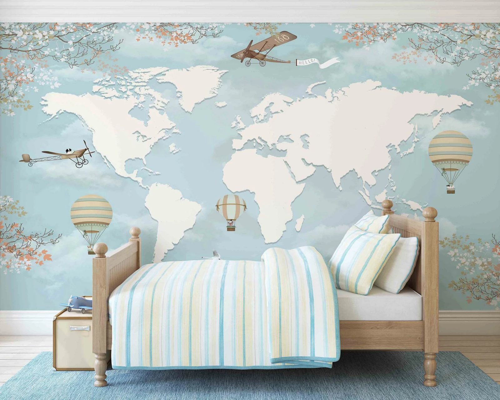 Murale muri Wallity, MDK-00159, 300x270cm