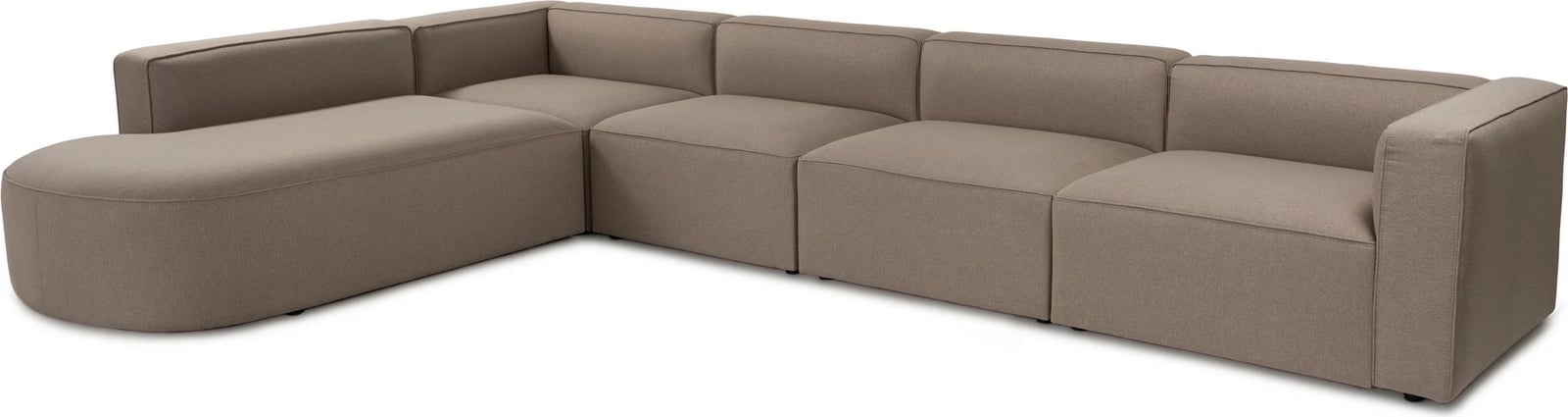 Këndare Atelier del Sofa, Mora (X-Oval-L1-O1-O1-R1), ngjyrë kafe e çelët Këndare Atelier del Sofa, Mora (X-Oval-L1-O1-O1-R1), ngjyrë kafe e çelët