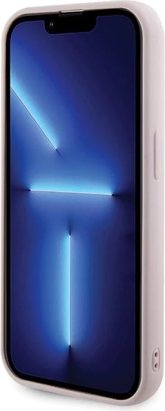 Mbështjellës Guess Quilted Metal Logo për iPhone 15 Pro, Rozë Mbështjellës Guess Quilted Metal Logo për iPhone 15 Pro, Rozë