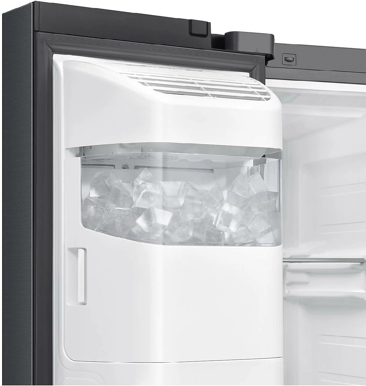 Frigorifer side-by-side, Samsung, SBS RS80F66KCFEO, 634 L, dispenser ujë/akull, SmartThings Bixby, klasa energjisë C, i zi