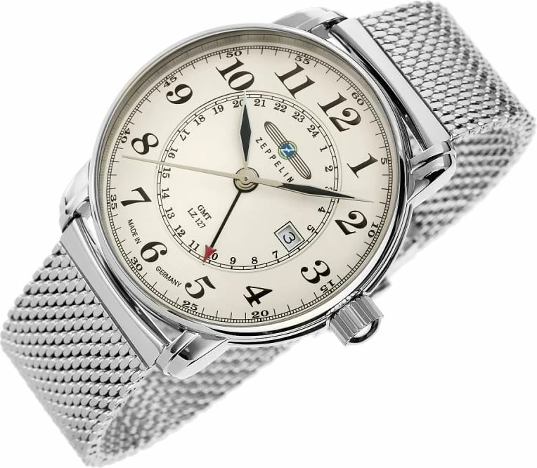 Orë dore për meshkuj Zeppelin, e zezë