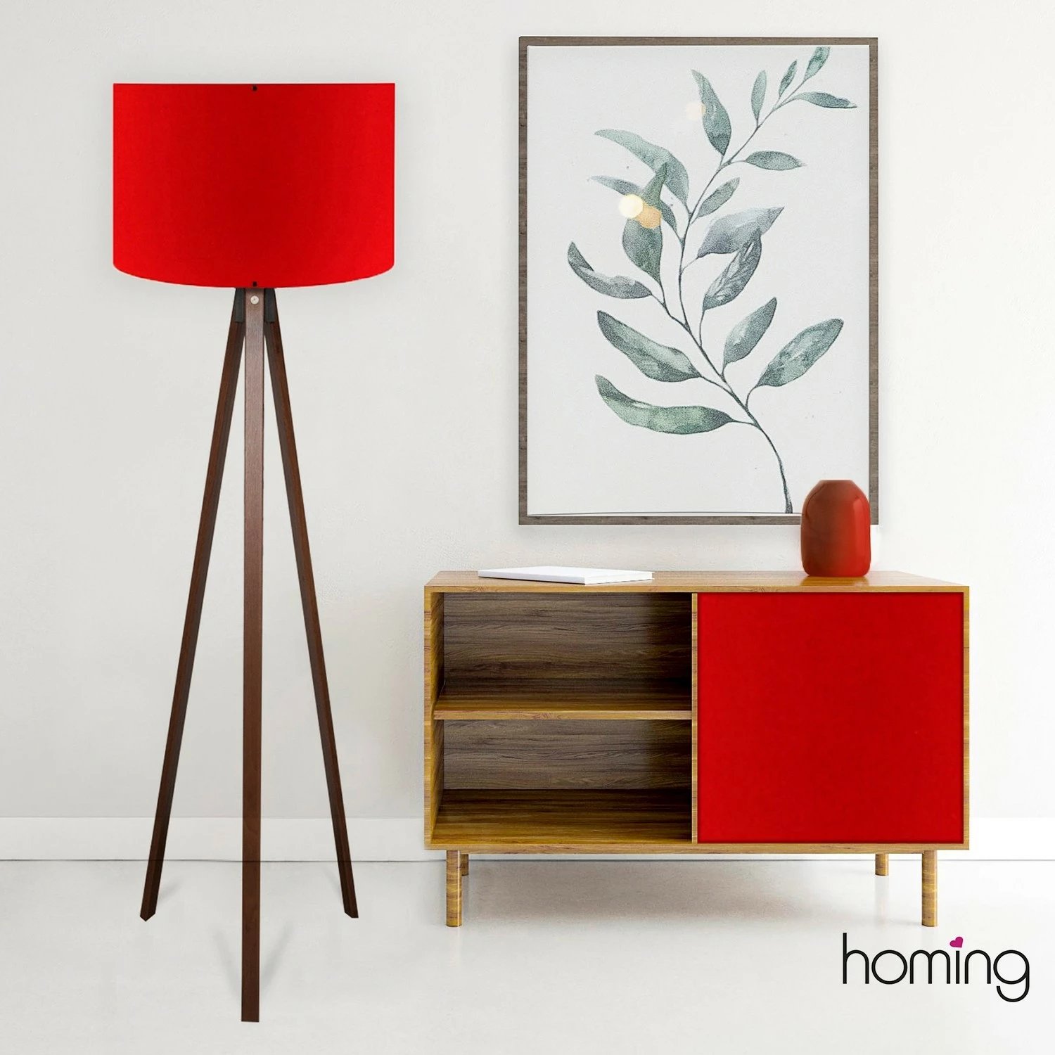 Llambë dyshemeje Opviq, e kuqe, AYD - 2214