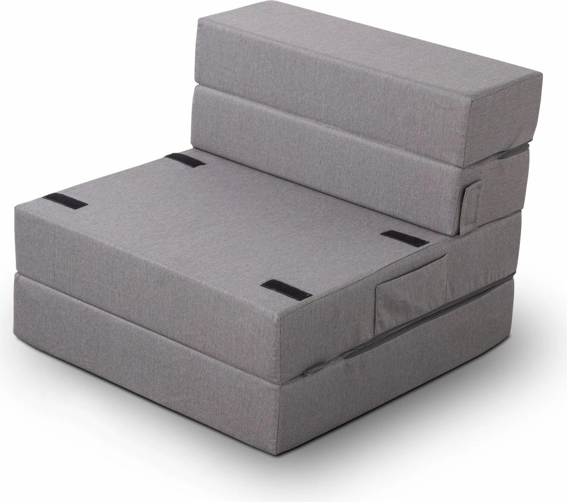 Krevat-karrige një vendës, Melissa, ngjyrë gri