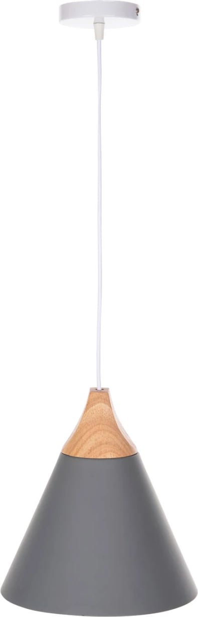 Llambë varëse tavani, kapak metali gri, FH4150, Φ21.5x115H cm