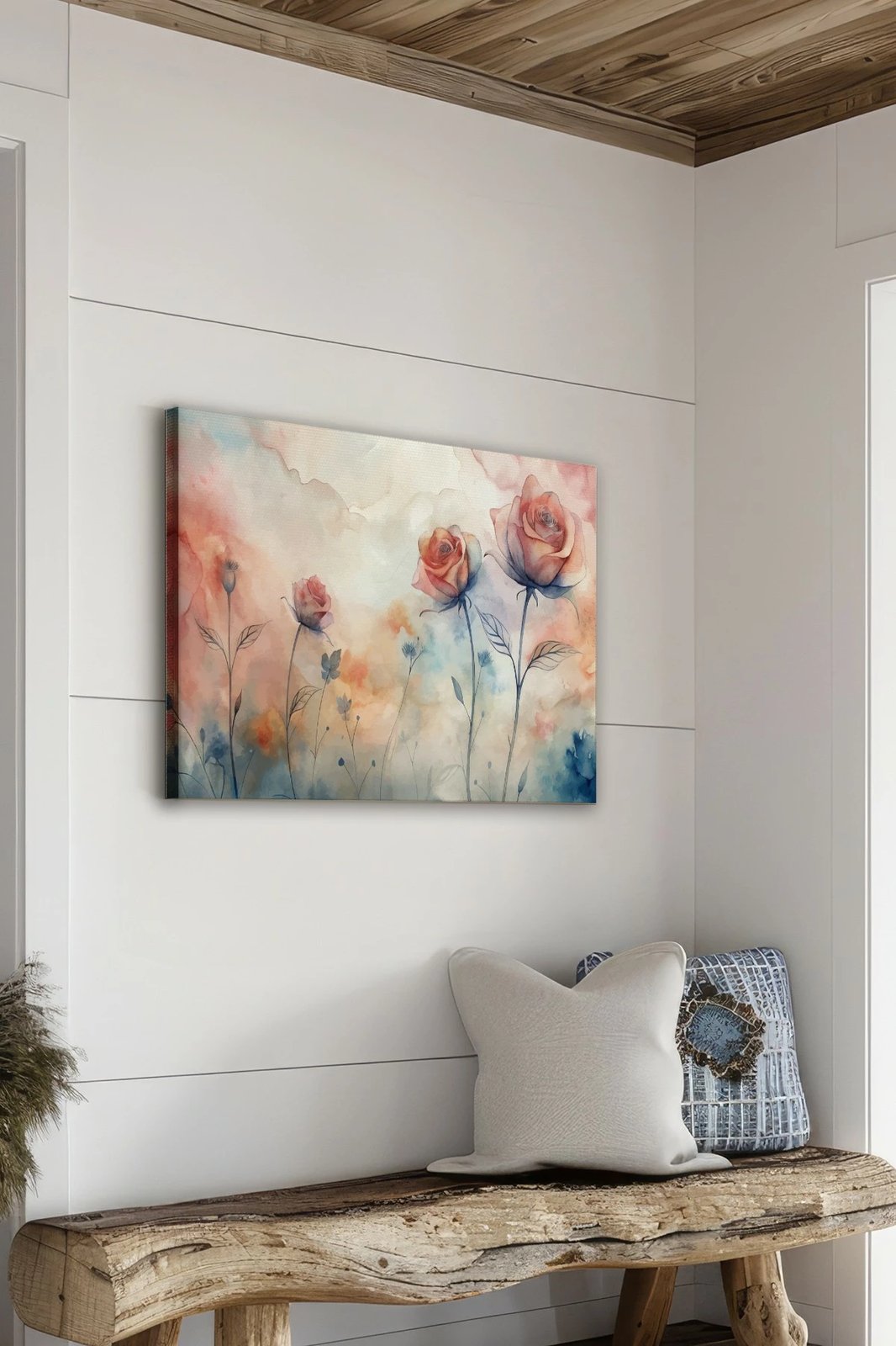 Pikturë dekorative në kanavacë, shumëngjyrëshe, Wallity, Ersysb008, 40x60cm