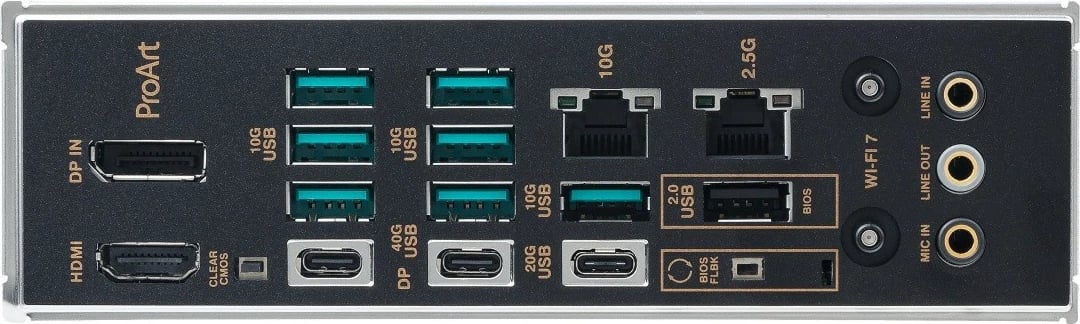 Pllakë amë Asus ProArt X870E-CREATOR WIFI, Socket AM5, DDR5, PCIe 5.0, WiFi 7, e zezë