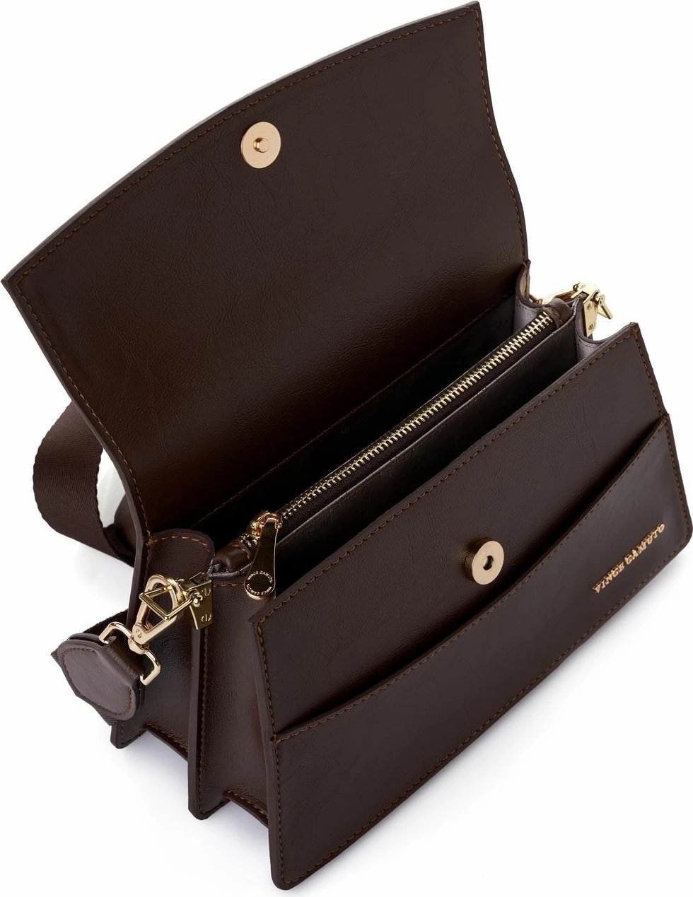 Çantë crossbody, ngjyrë kafe, Vince Camuto, Syracuse