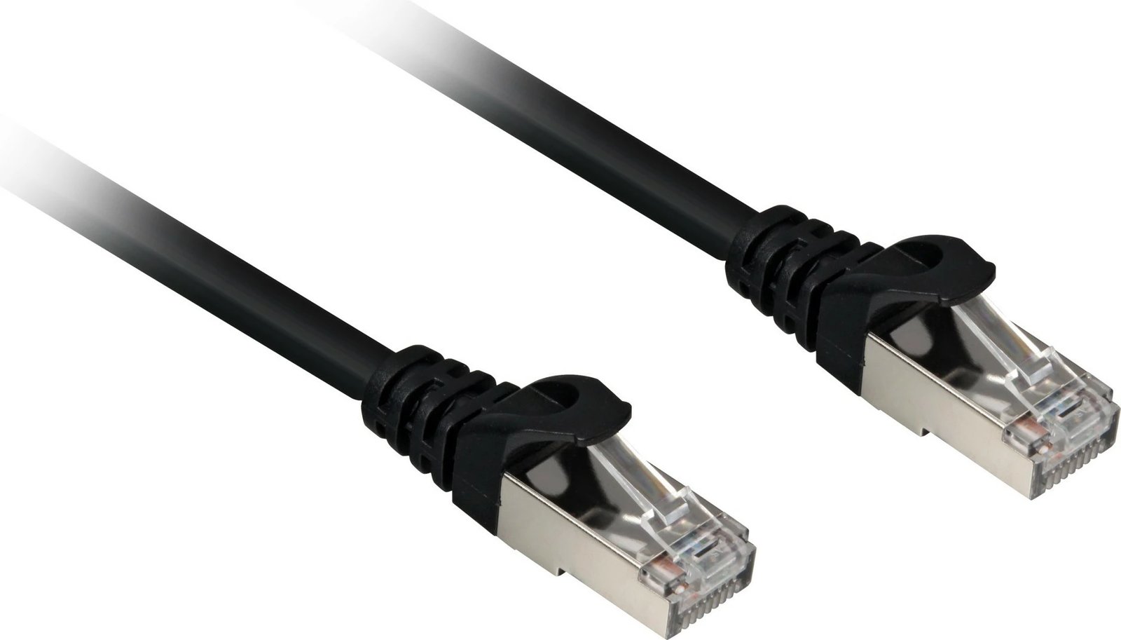 Kabllo rrjeti Sharkoon Cat6a RJ-45 20m, e zezë
