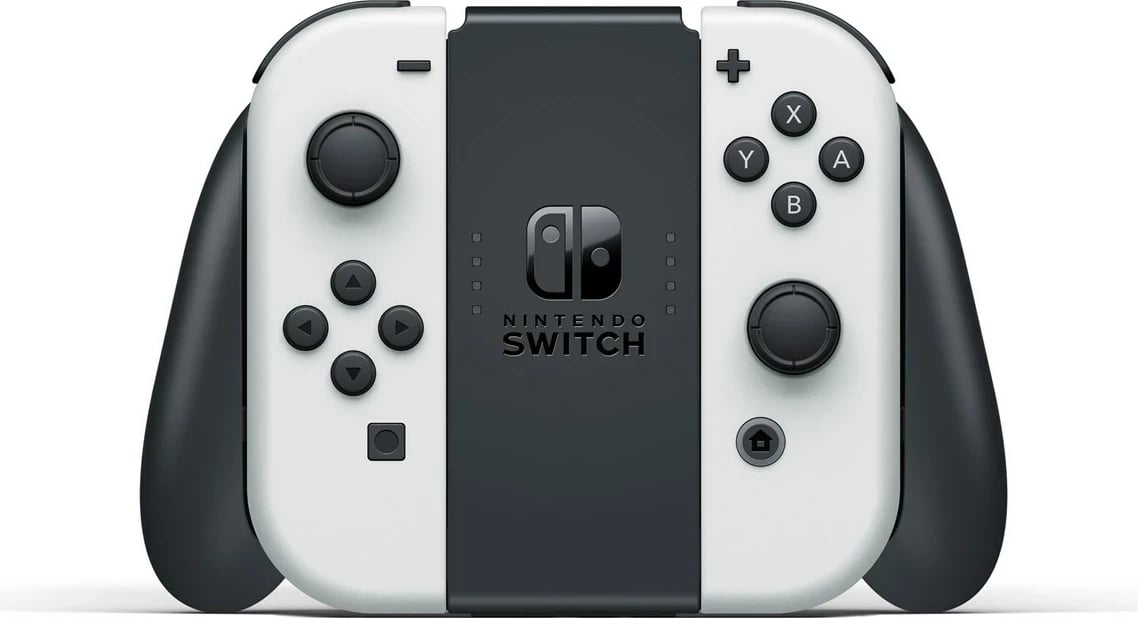 Konzolë portabile Nintendo Switch OLED, 7", 64 GB, Wi-Fi, E bardhë
