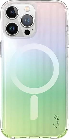 Mbështjellës UNIQ Coehl Linear për iPhone 15 Pro Max, me magnet MagSafe, iridescent