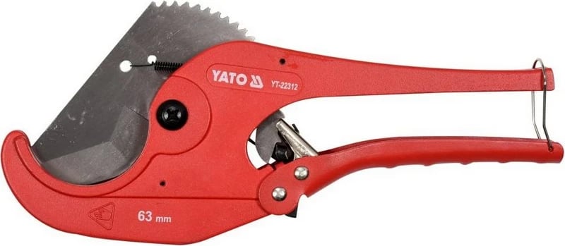 Prerës tubash Yato YT-22312, për PVC/PP/PU/PE, çelik inox, 63mm