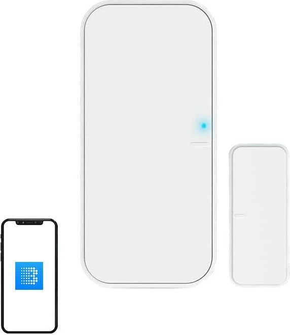 Sensor dere i mençur BroadLink DS4-FC me S3 HUB, i bardhë