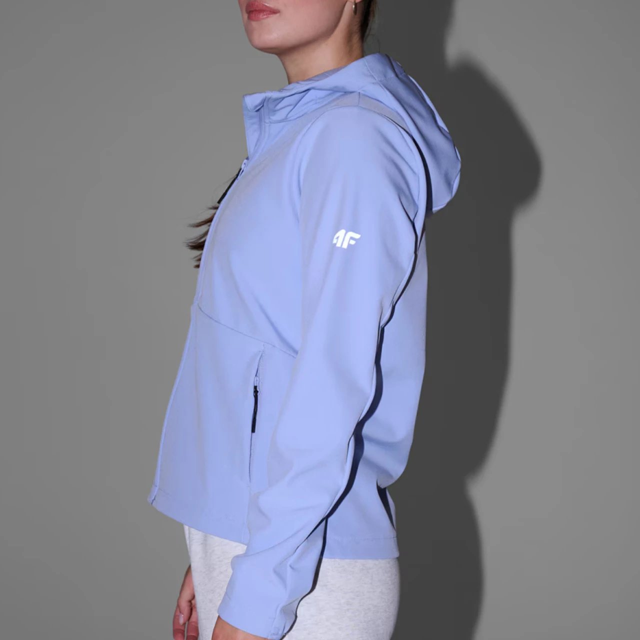 Jakne softshell për femra 4F, kaltër