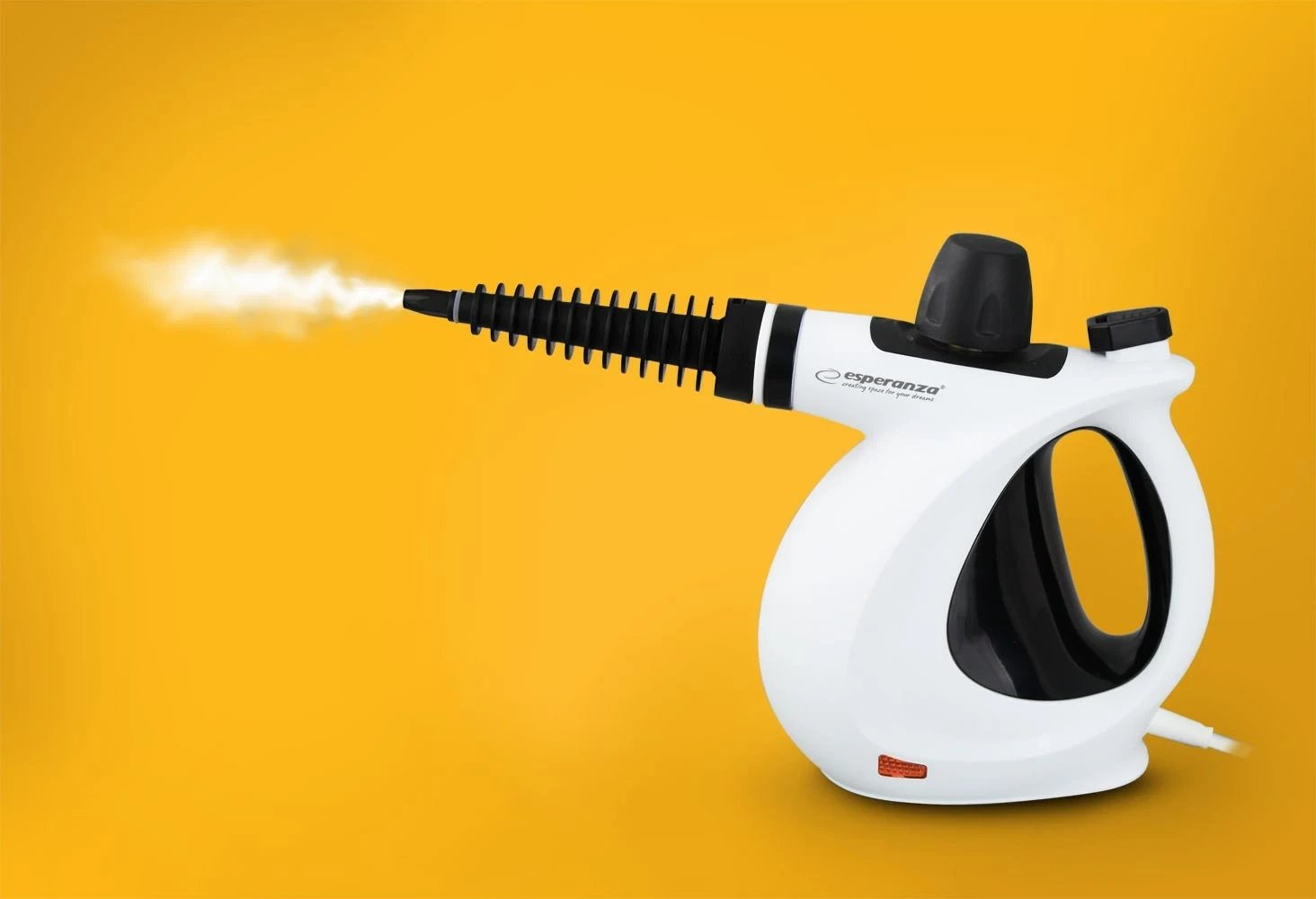 Pastrues me avull portativ Esperanza EHS008, 0.35L, 900W, Bardhë