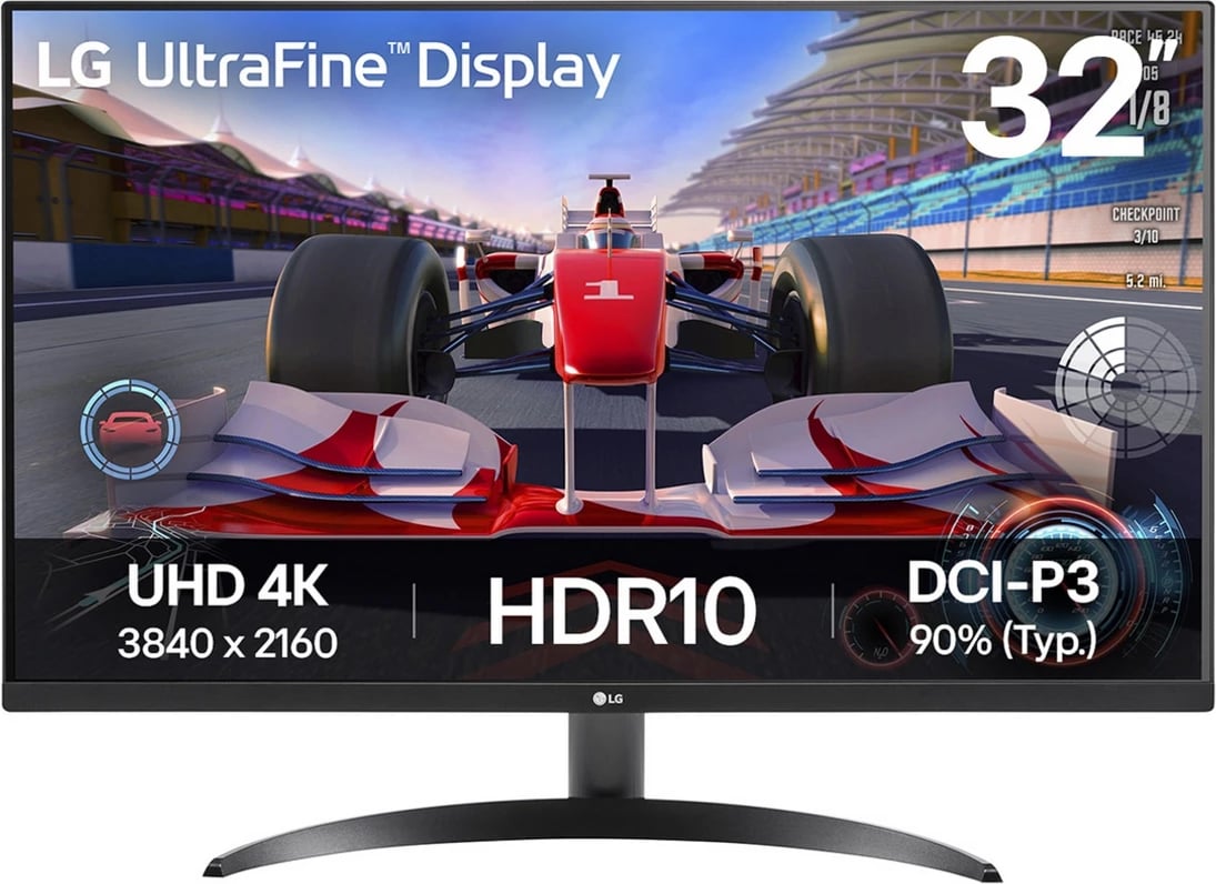 monitor LG 32UR500K-B 32" UHD 4K HDR10 DCI-P3 90% e zezë