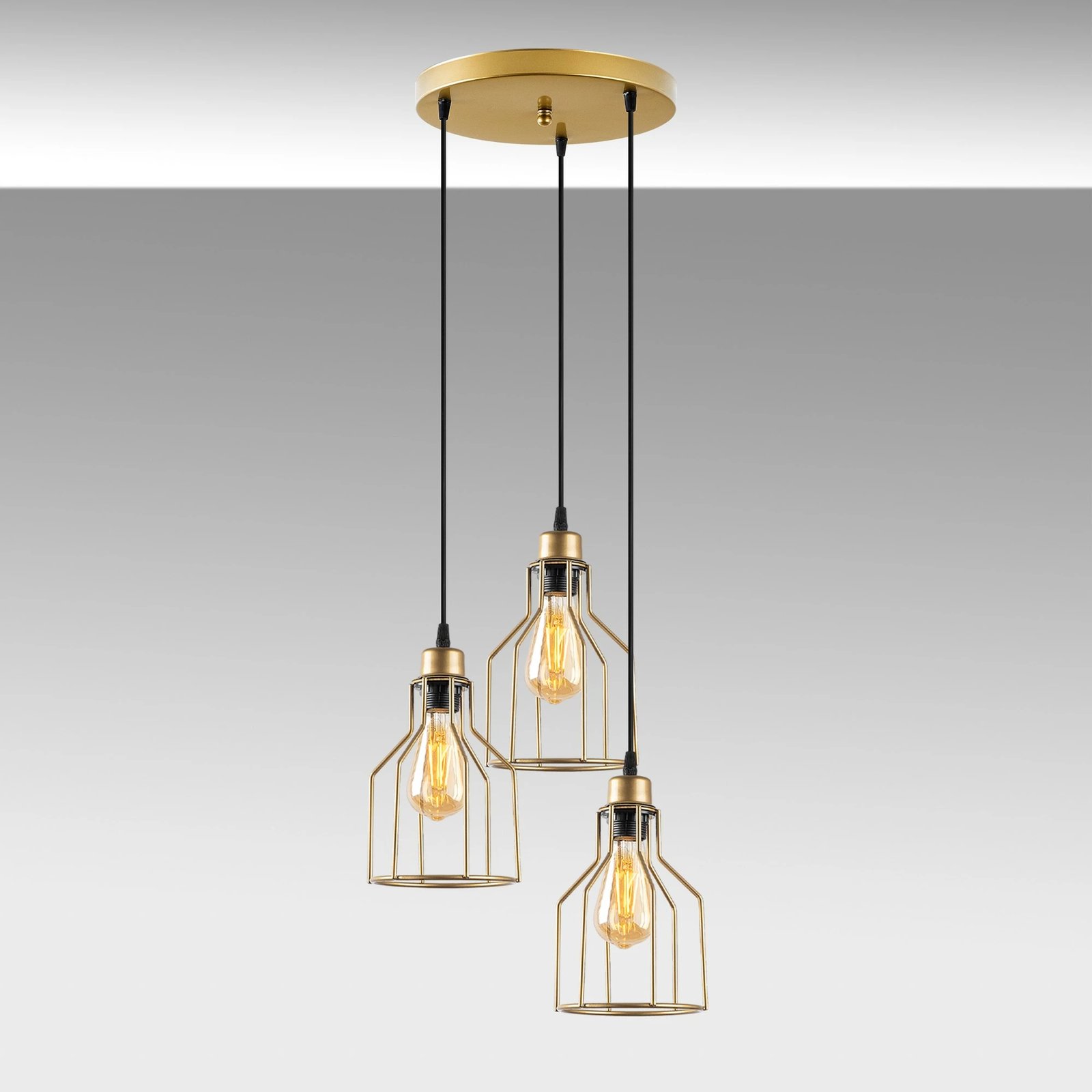 Llambë tavani Opviq, ngjyrë ari, Kofı - N-1095-1