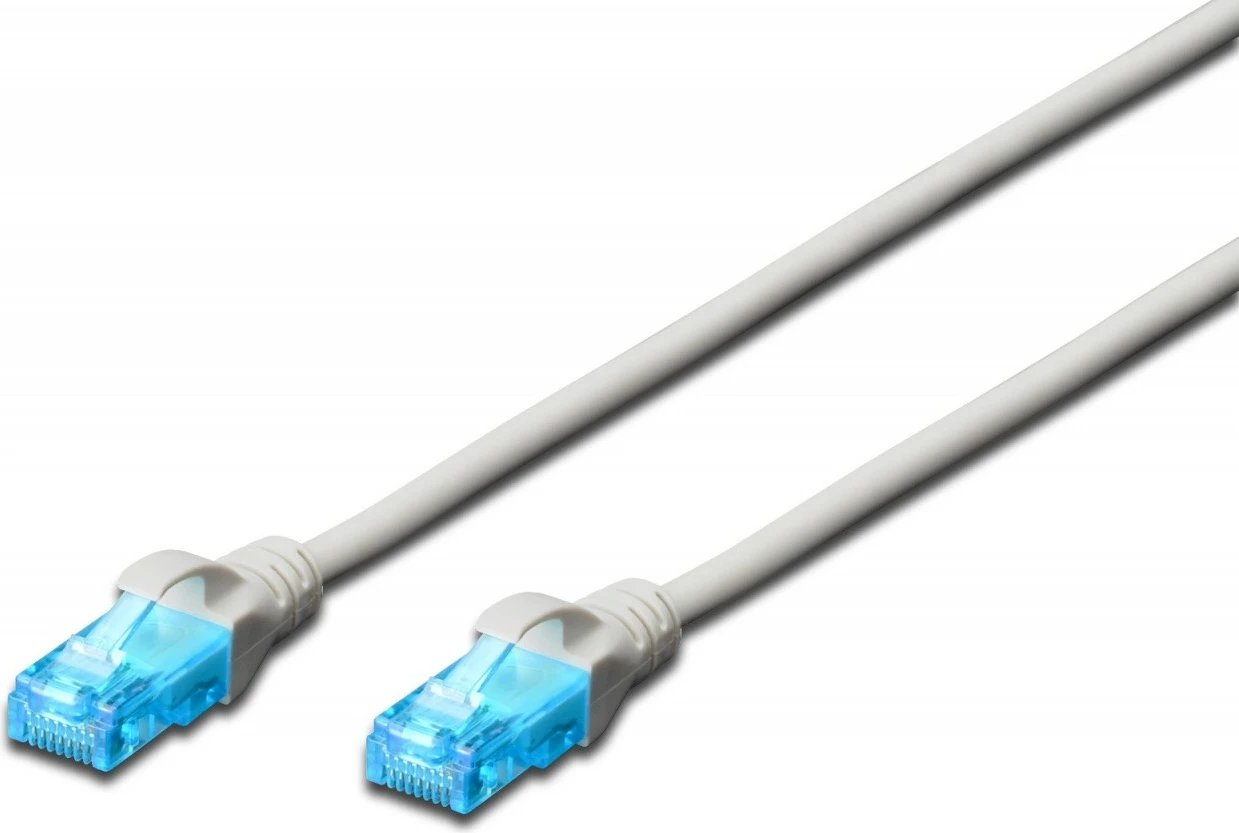 Kabllo rrjeti Digitus DK-1512-010, CAT 5e, 1m, RJ45, Gri