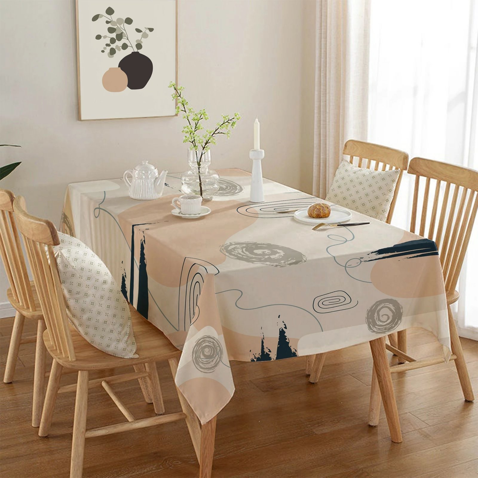 Mbulesë tavoline Hermia, Asr-tblclt25-25, 140x140cm