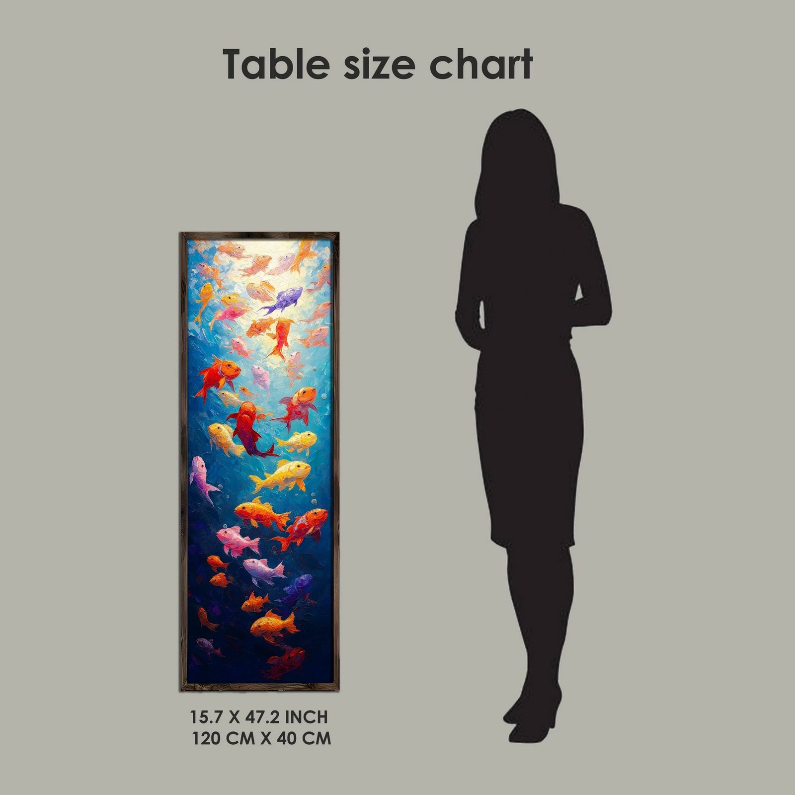 Pikturë dekorative me kornizë MDF, shumëngjyrëshe, Wallity, EMR095