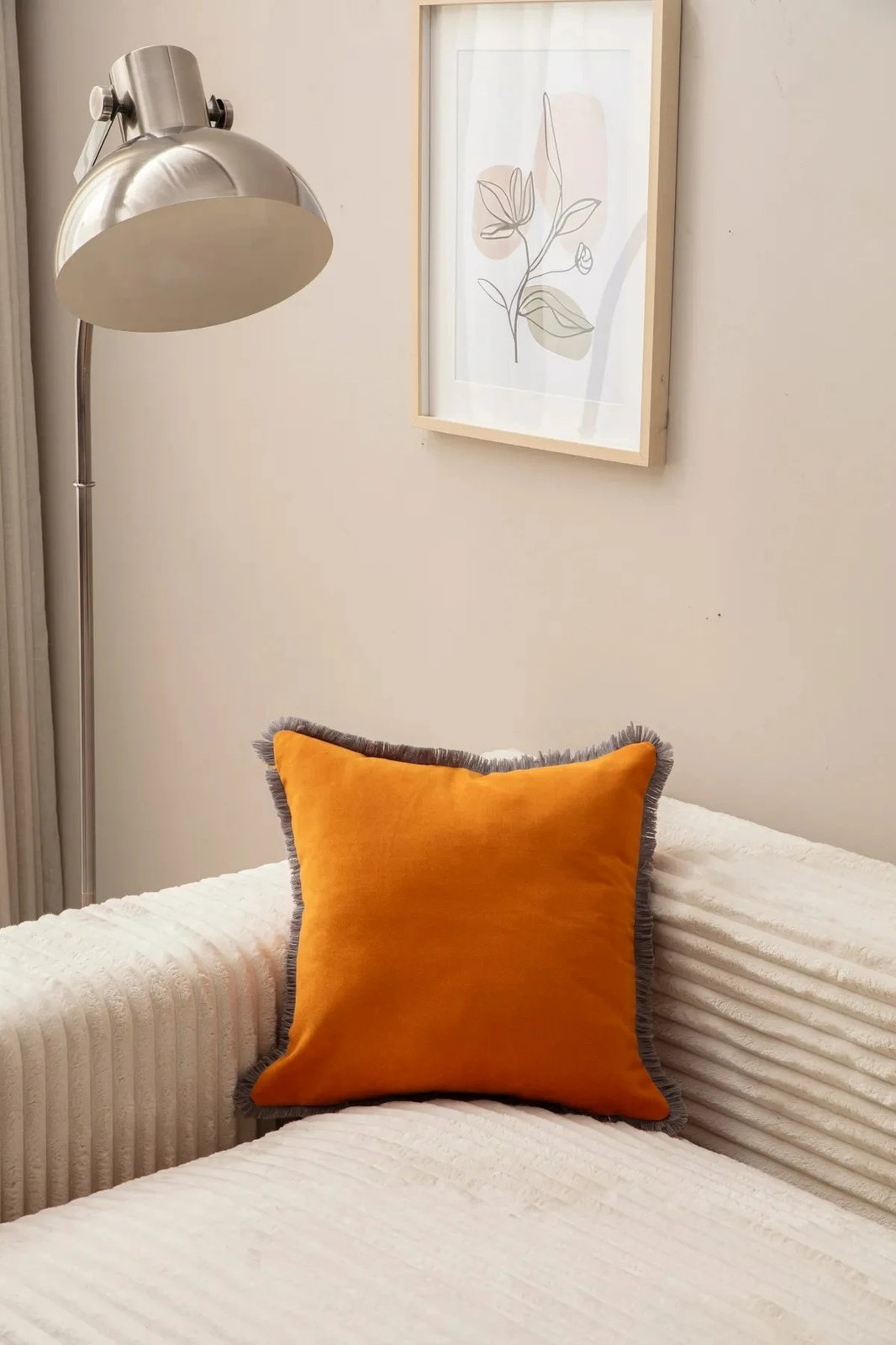 Jastëk mbulesë portokalli, Evila Originals, 43x43cm