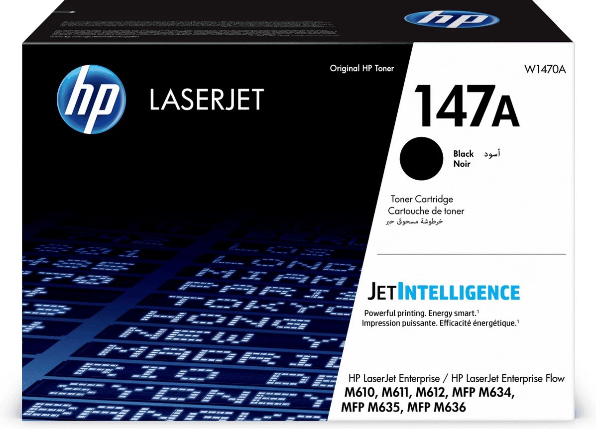 Toner, HP, 147A W1470A, 10500 faqe, standard, e zezë
