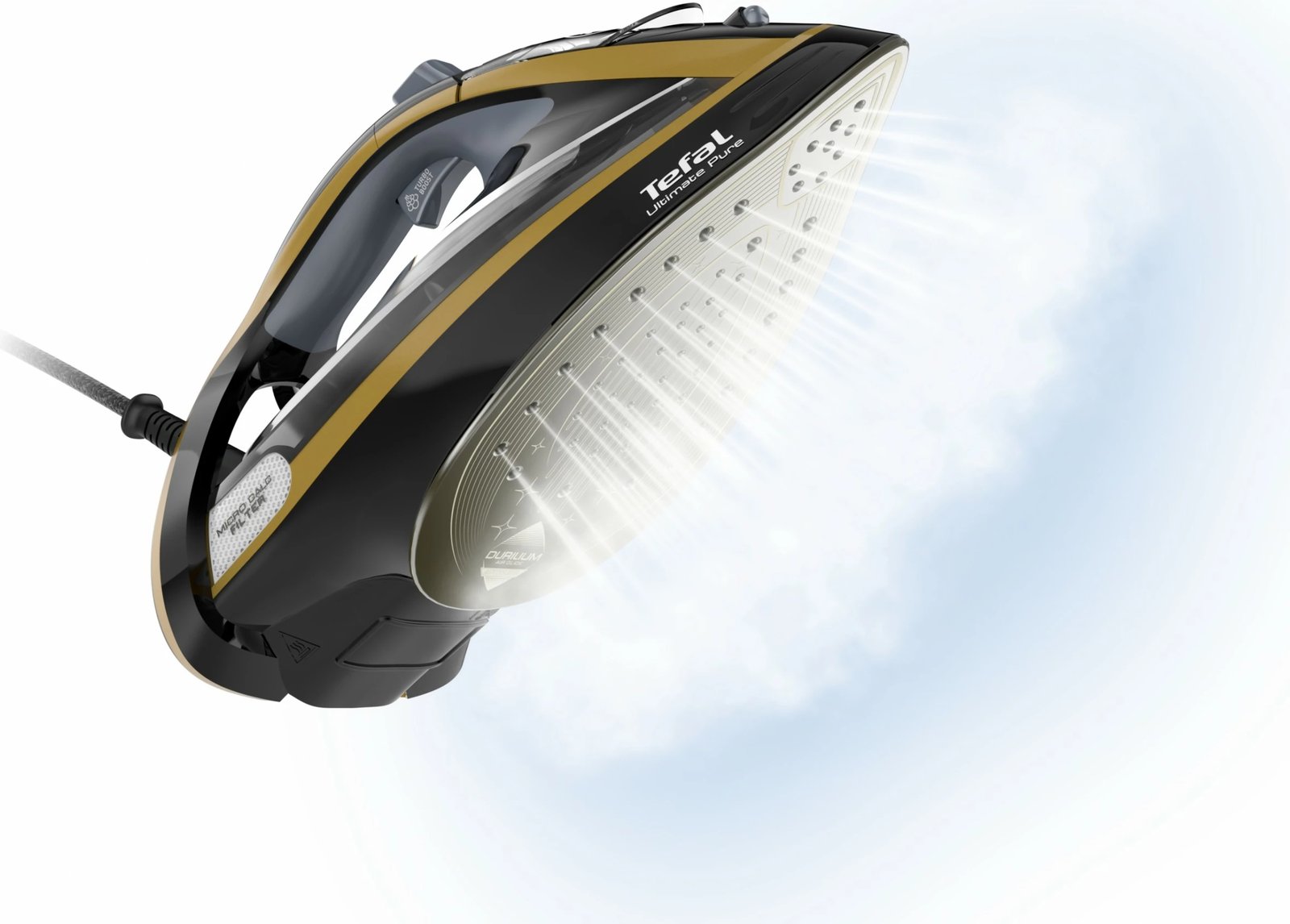 Hekur Tefal Ultimate Pure FV9847E0, 3200W, Durilium Airglide, 0.35L, zi ari
