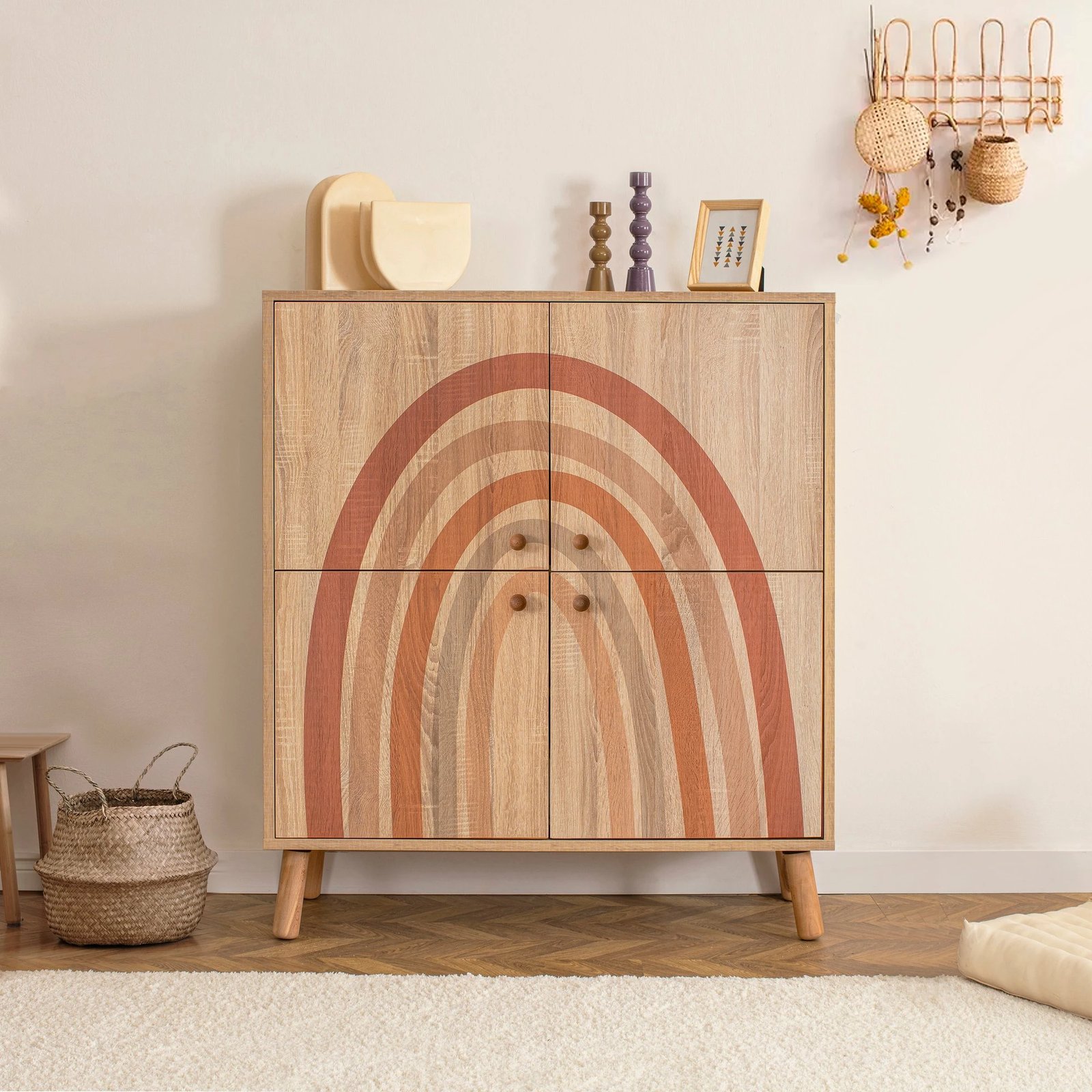 Dollap multifunksional Hanah Home, Multilüx Iris, shumëngjyrësh